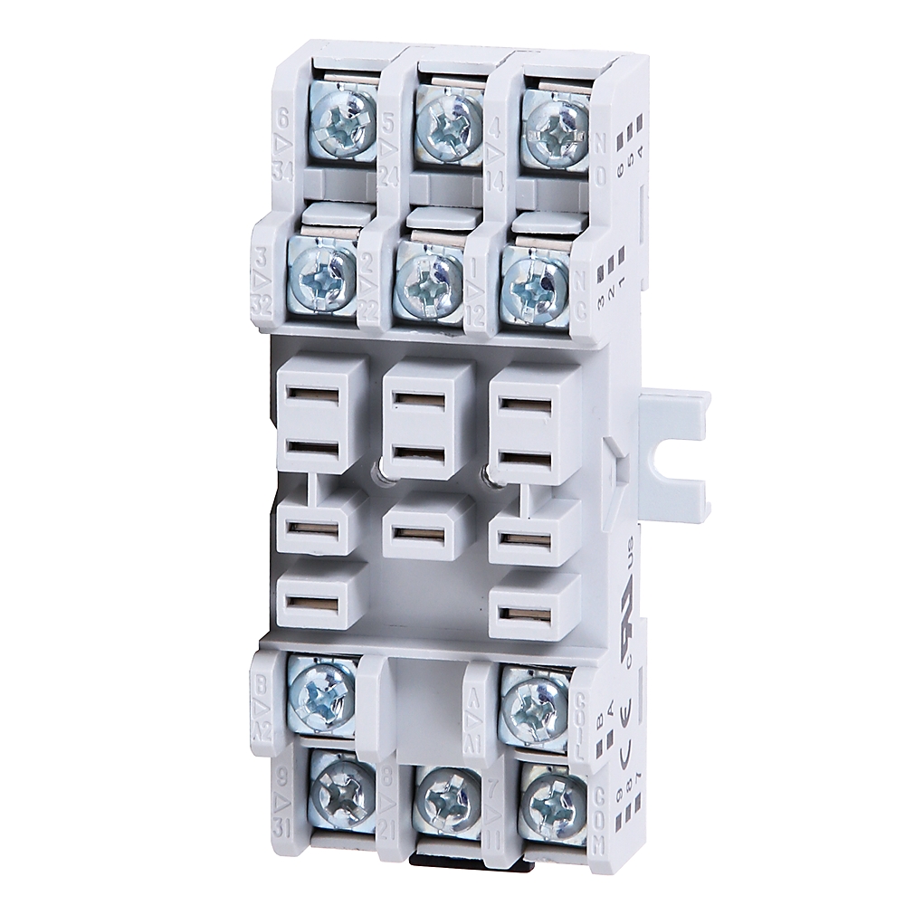 Allen Bradley 700-HN 11 Pin 300V DIN Rail, Panel Mount Relay Socket, for use with 700-HB Relay