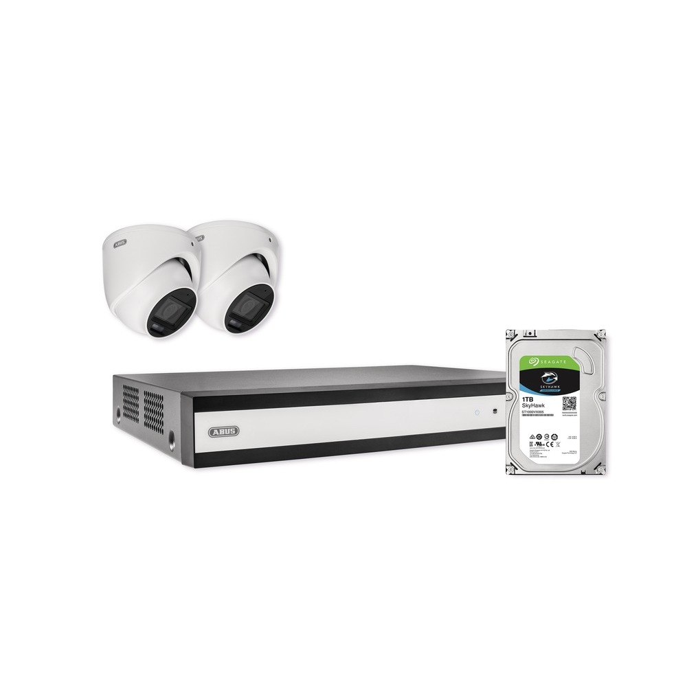 ABUS Analogue Indoor, Outdoor IR Mains Powered CCTV Camera, 2 megapixels Resolution