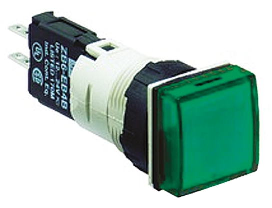 Schneider Electric, Harmony XB6, Panel Mount Green LED Pilot Light Complete, 16mm Cutout, IP65, 30V ac/dc