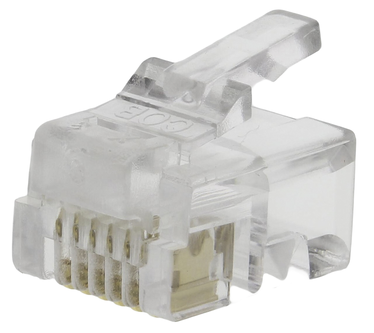 MH Connectors MHRJ Series Male RJ12 Connector, Cable Mount, UTP Shield Straight 6P6C -Way