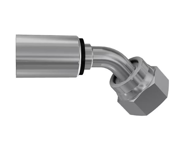 Parker Crimped Hose Fitting 5/16 in Hose, 1J748-6-5