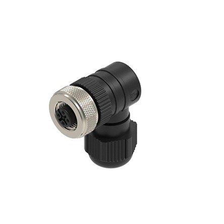 Lumberg Automation Connector, 4 Contacts, M12 Connector, Socket, Female, IP65, IP67, RKCW Series