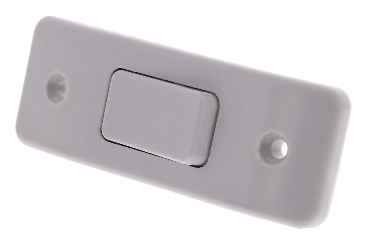 MK Electric White Architrave Switch, 2 Way, 1 Gang, Logic Plus