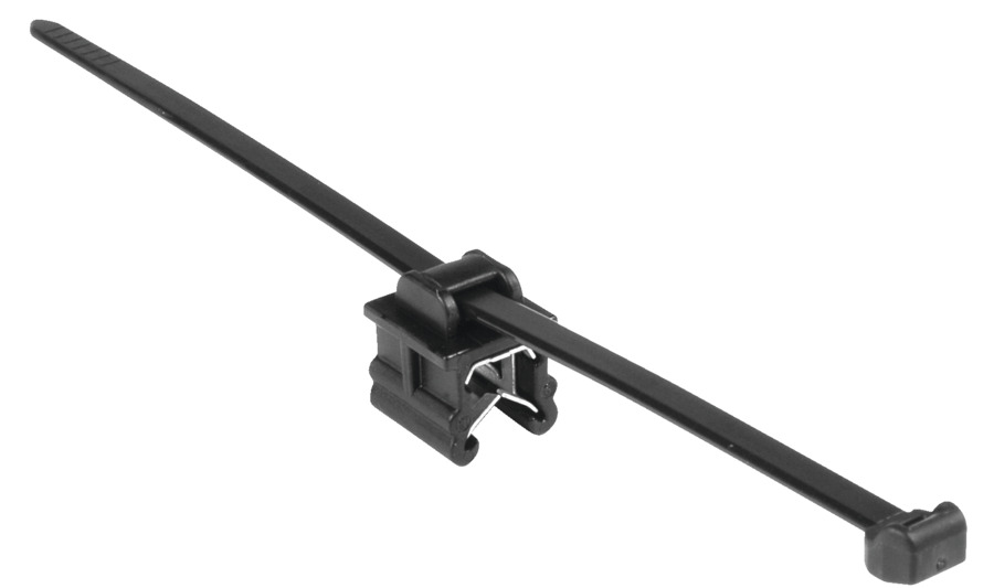 HellermannTyton Cable Tie, 200mm x 4.6 mm, Black Polyamide, Pk-500