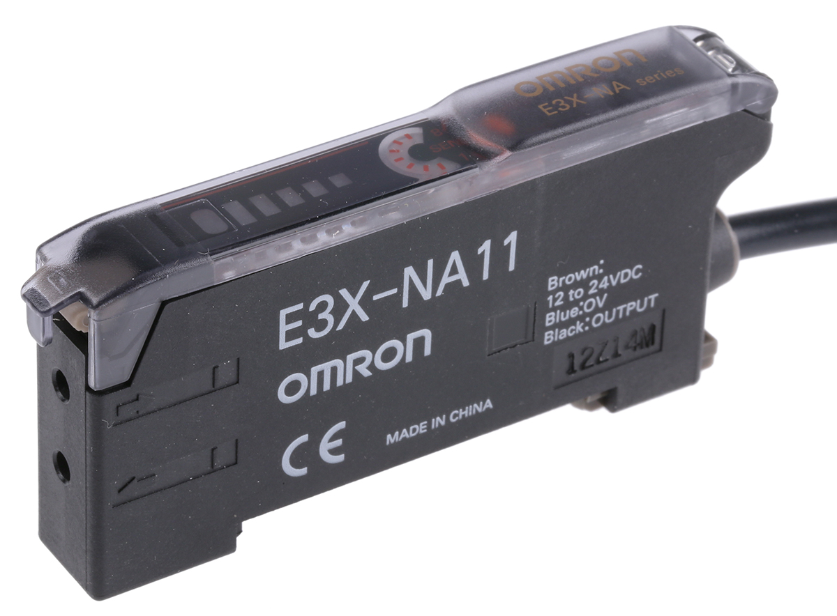Omron Fibre Optic Sensor, NPN Output, IP50, 12 → 24 V dc