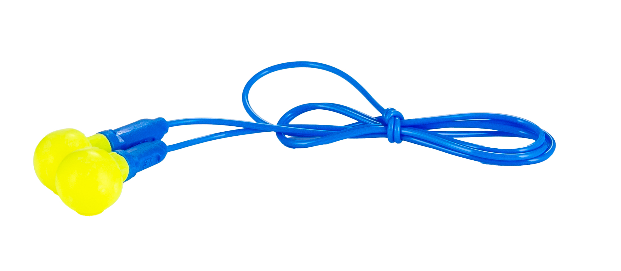 3M E.A.R Push-Ins Series Blue, Yellow Disposable Corded Ear Plugs, 35dB Rated, 100 Pairs