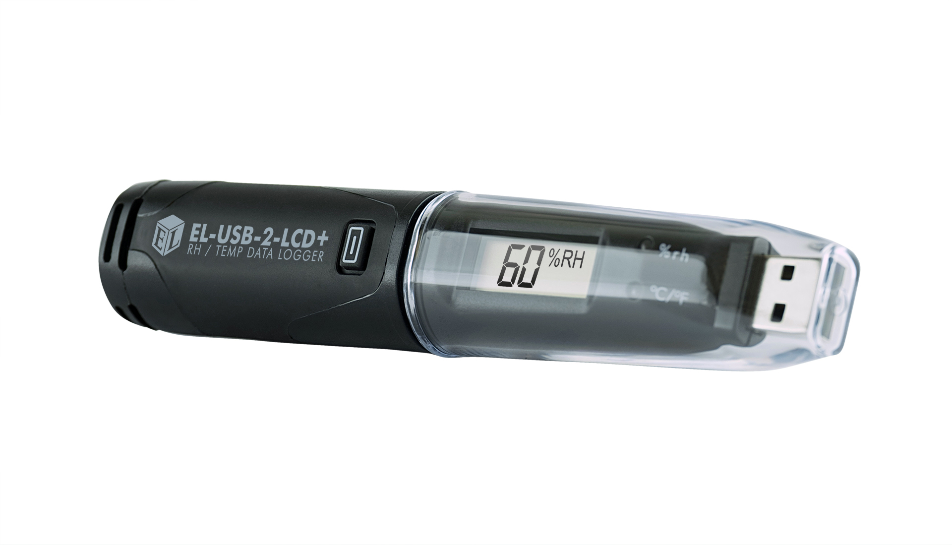 Lascar EL-USB-2-LCD+ Temperature & Humidity Data Logger, USB, 1 Input Channel(s)