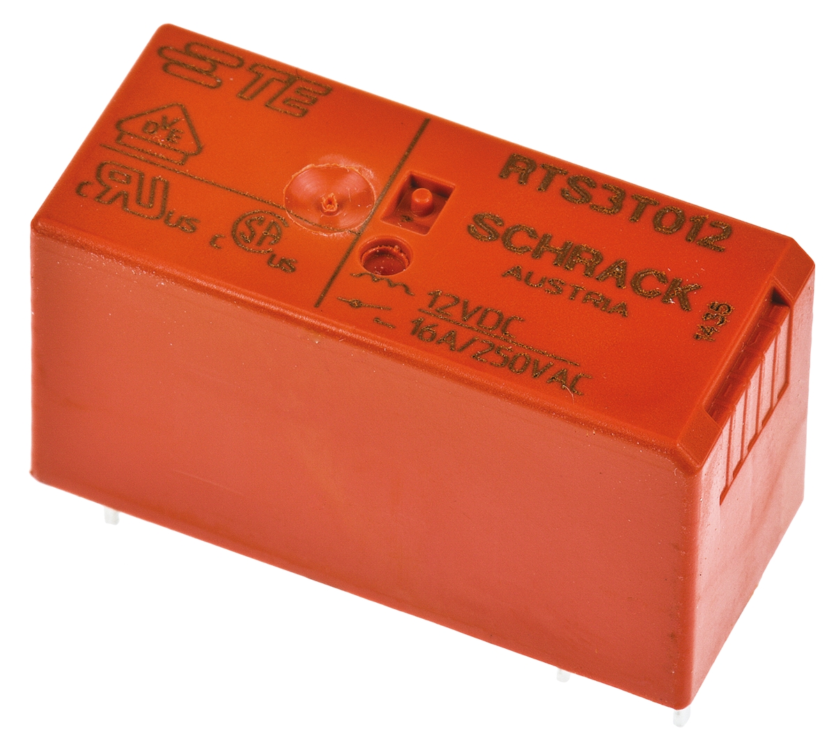 TE Connectivity SPNO PCB Mount Non-Latching Relay, 12V dc Coil 16 A