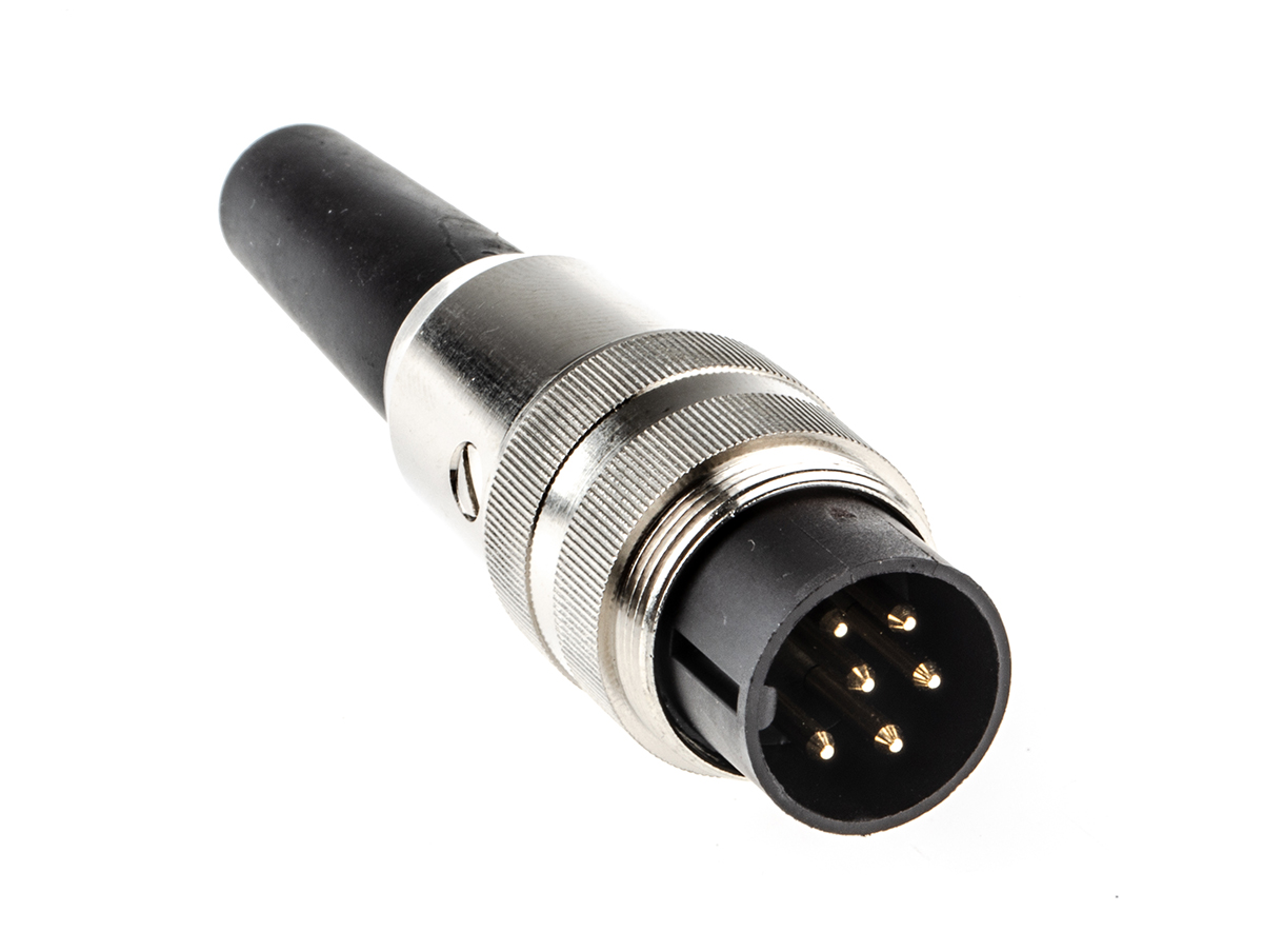 Lumberg, SV 6 Pole M16 Din Plug, DIN EN 60529, 5A, 250 V ac IP40, Screw On, Male, Cable Mount