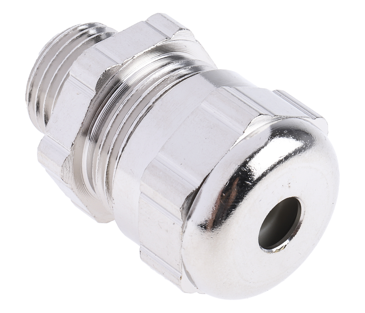 ABB Metallic Nickel Plated Brass Cable Gland, M16 Thread, 4mm min., 6mm max., IP68