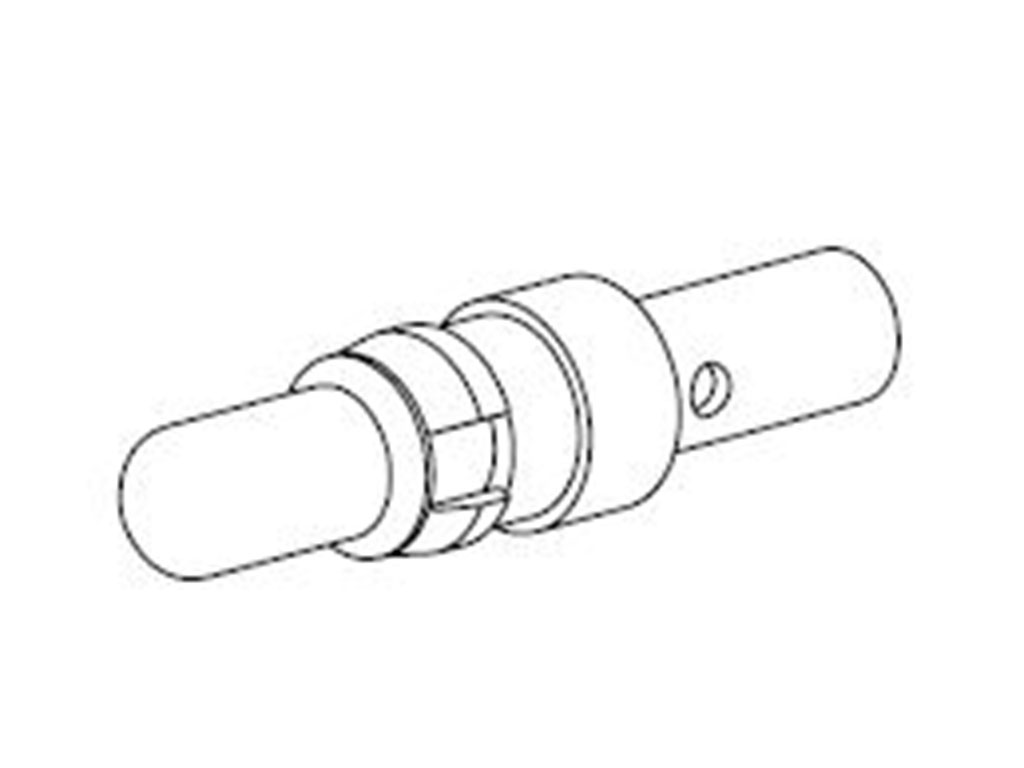 FCT from Molex, 172704 Series, Male Crimp D-sub Connector Contact, Gold over Nickel, 14 → 12 AWG