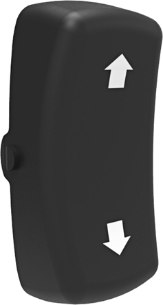 Carling Technologies, Rocker Switch Lens, Laser Etched Actuator, For Use With L Series Sealed Rocker Switches, White