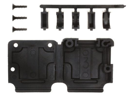 TE Connectivity 207345 Series PP, Thermoplastic D Sub Backshell, 25 Way