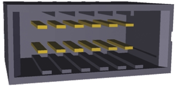 TE Connectivity Dynamic 3000 Series Straight Through Hole PCB Header, 12 Contact(s), 5.08 mm Pitch, 2 Row, Shrouded