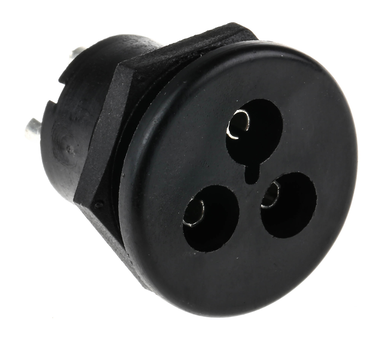 Bulgin Power Connector Panel Mount, Solder Termination, 3A, 250 V ac