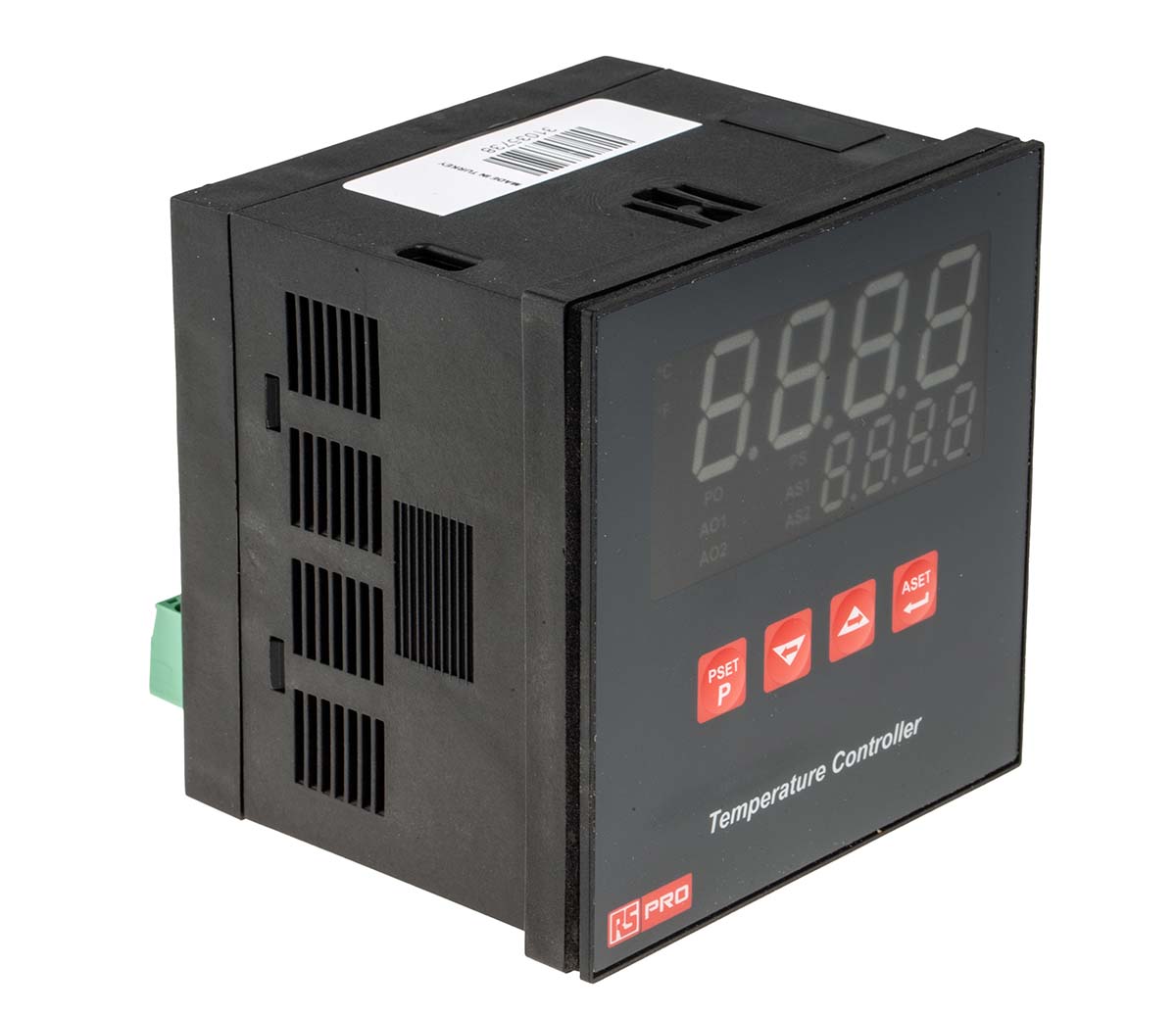 RS PRO Panel Mount PID Temperature Controller, 96 x 96mm, 3 Output SSR, 230 V ac Supply Voltage ON/OFF, PID Controller
