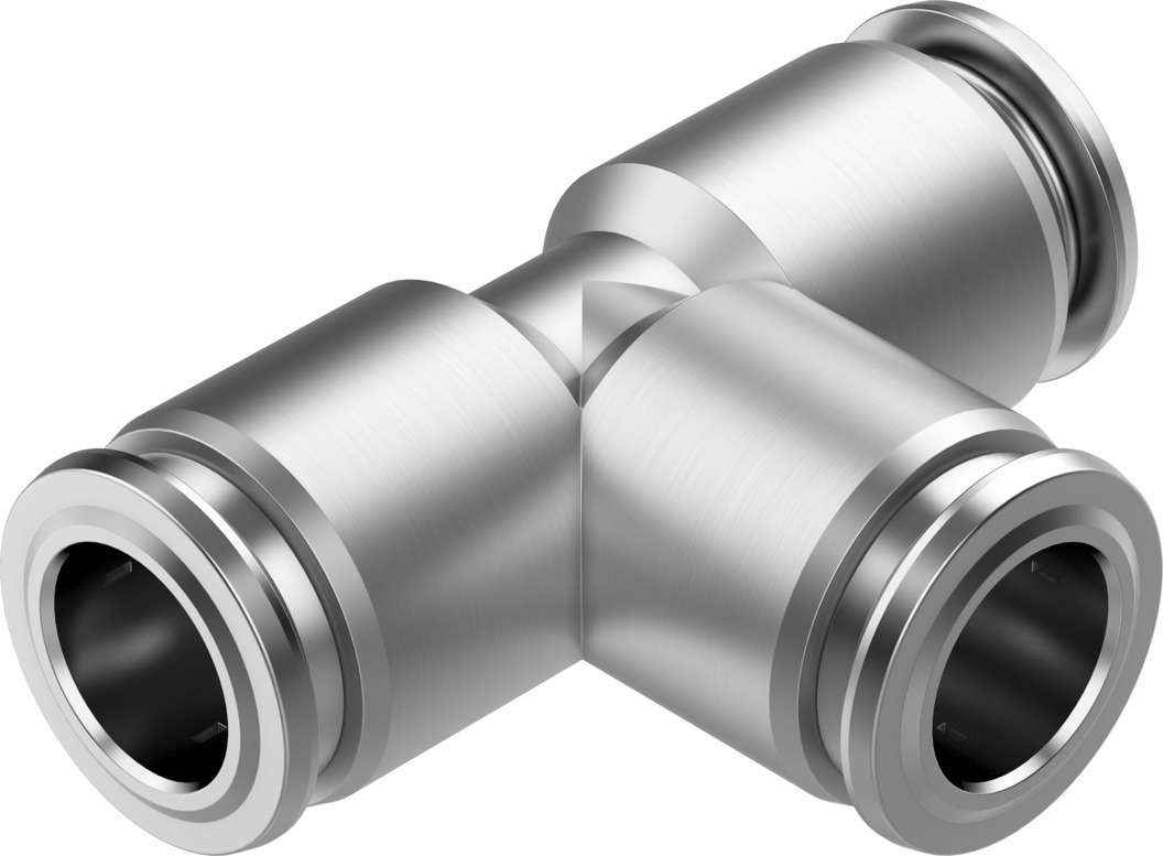 Festo NPQR Series Push-in Fitting, Push In 10 mm to Push In 10 mm, Tube-to-Tube Connection Style, 8085719