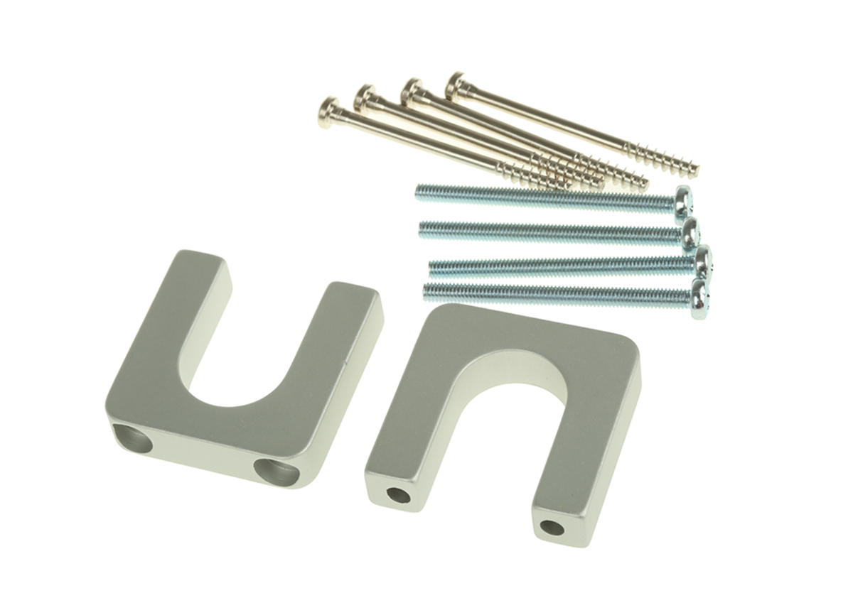 nVent SCHROFF Front Handle for Use with 19-Inch Desktop Case, 40 x 10 x 40mm