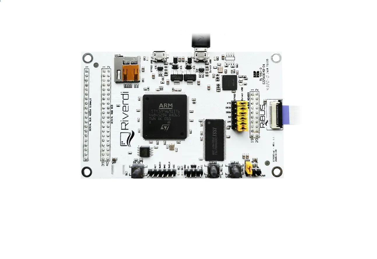 Riverdi STM32 EVALUATION BOARD, STM32 Evaluation Board 3.5 in, 10.1 in TFT Evaluation Board With STM32 Evaluation Board