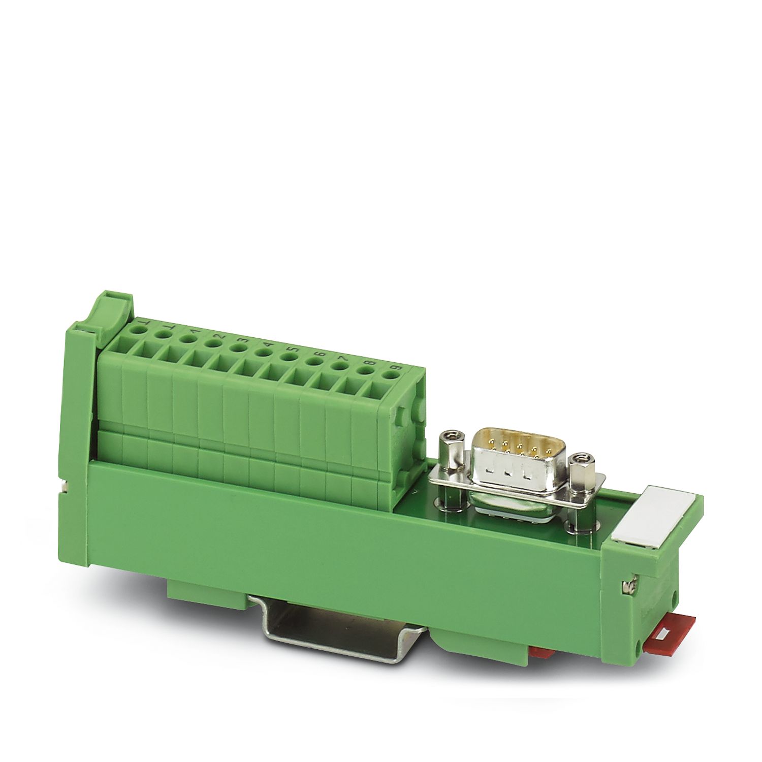 Phoenix Contact VARIOFACE SLIM LINE Series 9-Contact Female Interface Module, D-sub Connector, DIN Rail Mount, 2.5A