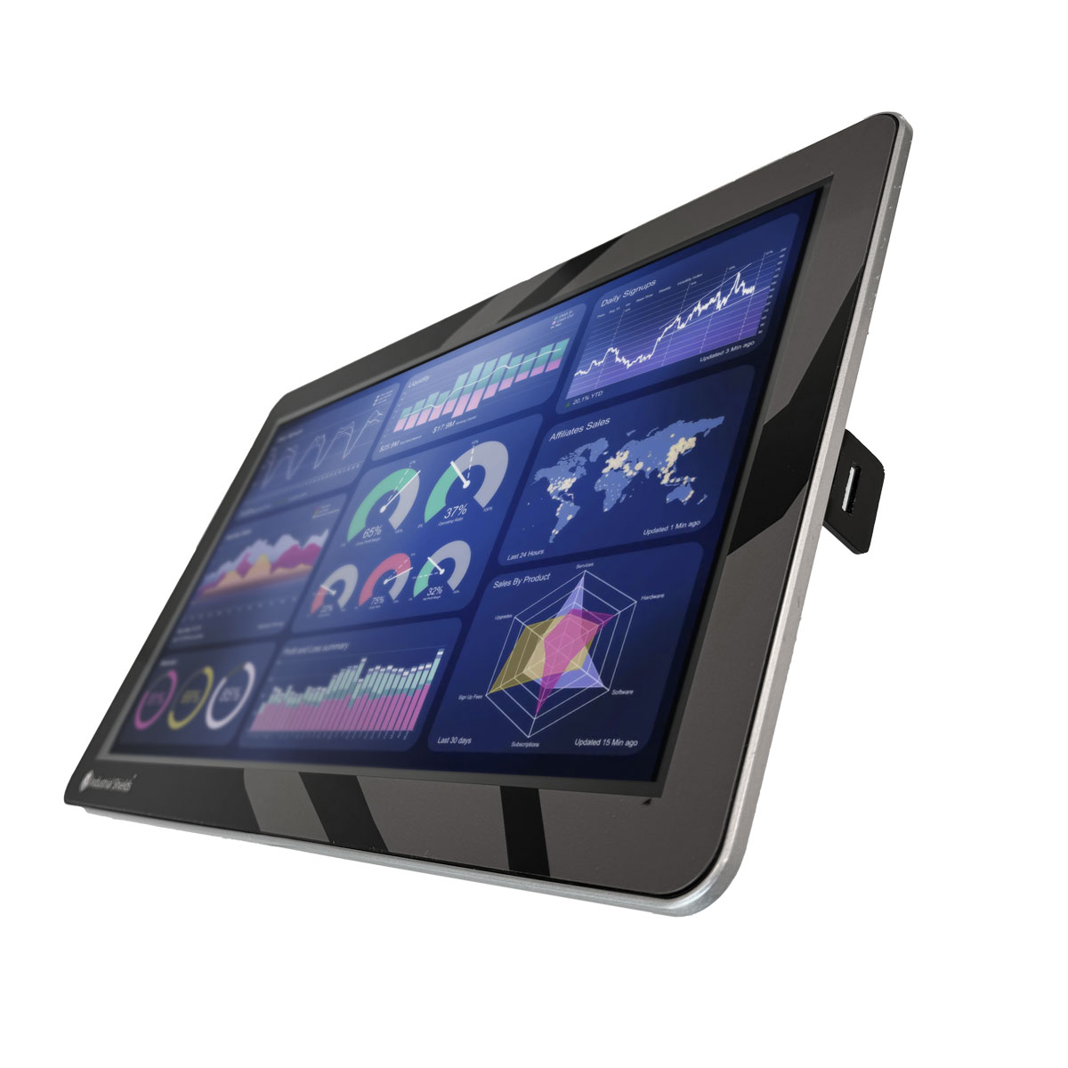 Industrial Shields TFT HMI Infrared Display Unit - 7 in, TFT Display, 1024 x 600pixels