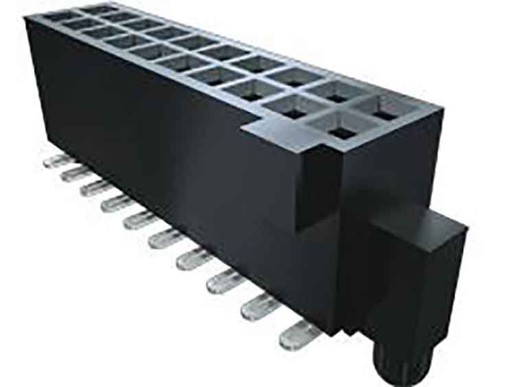 Samtec SFC Series Straight Surface Mount PCB Socket, 30-Contact, 2-Row, 1.27mm Pitch, Solder Termination