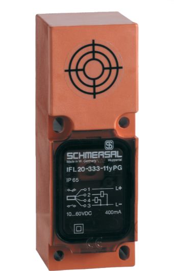 Schmersal Inductive Rectangular Proximity Sensor, 15 mm Detection, PNP NO+NC, 10 → 60 V dc