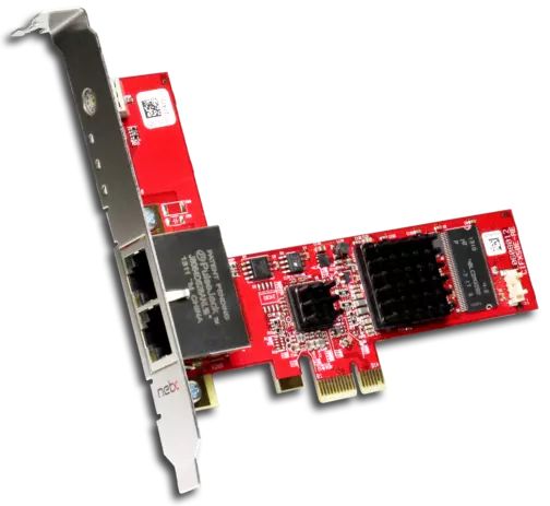 Hilscher 2 Port PCI Express RJ45 Network Card, 100Mbit/s