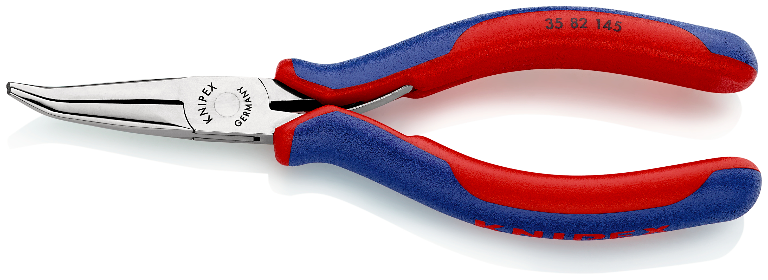 Knipex 35 82 Long Nose Pliers, 145 mm Overall, Straight Tip, 35mm Jaw