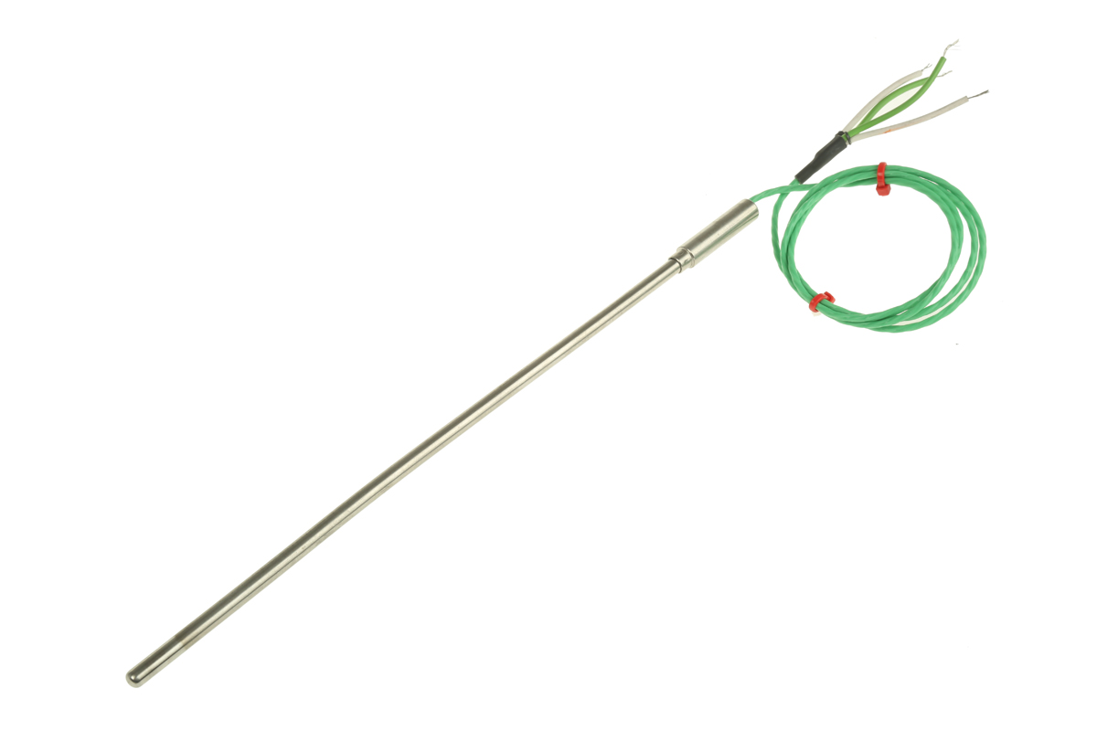 RS PRO Type K Thermocouple 250mm Length, 6mm Diameter → +1100°C