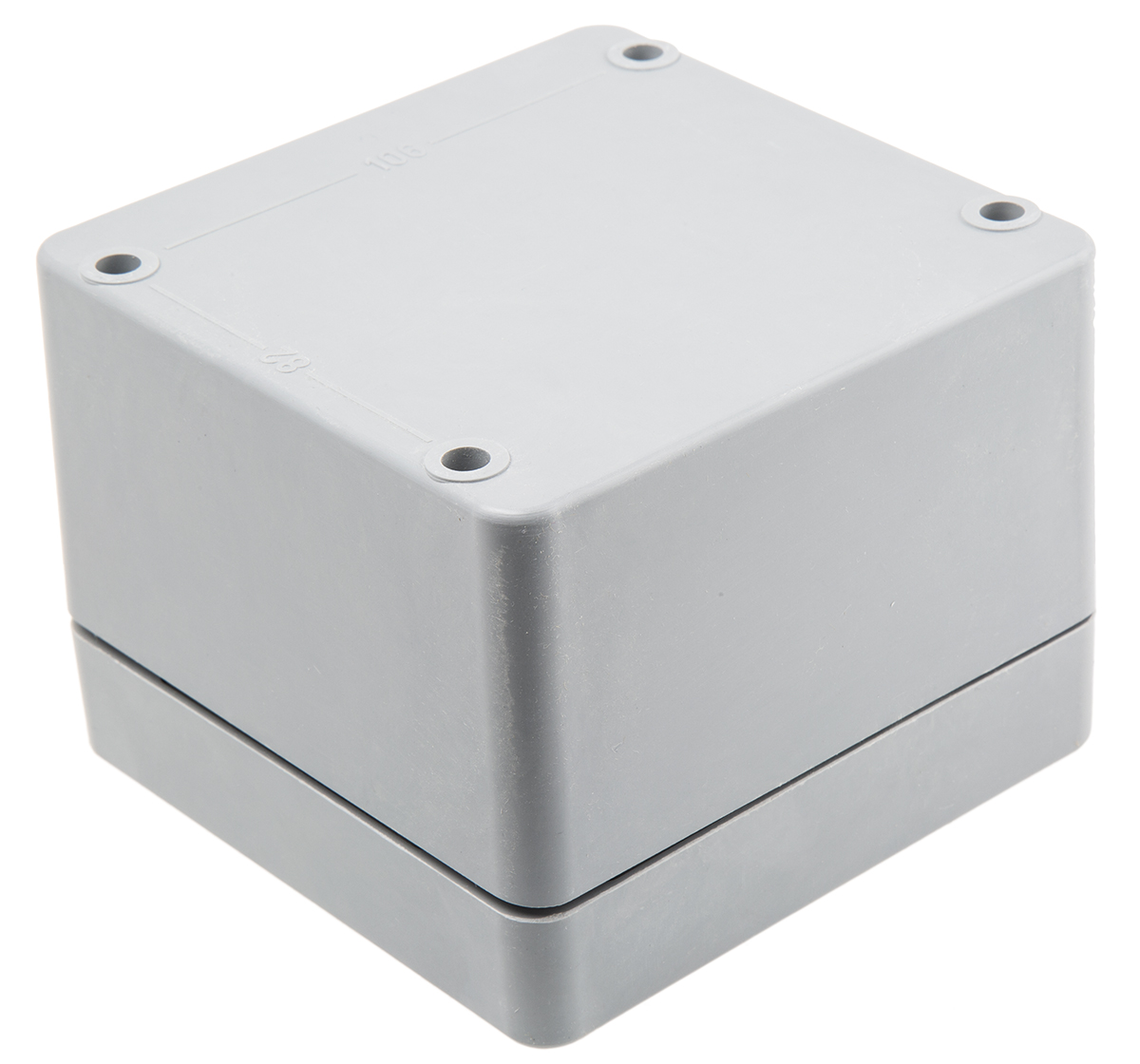 Fibox Euronord II Series Grey Polyester Enclosure, IP66, IP67, Grey Lid, 122 x 120 x 90mm
