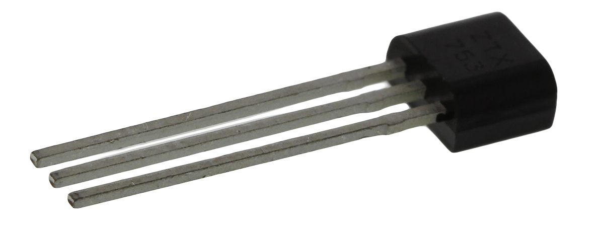 Diodes Inc ZTX753 PNP Transistor, -2 A, -100 V, 3-Pin TO-92