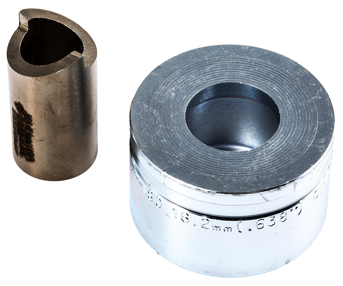 Greenlee Punch and Die Tool, 16.2mm, Circular, Hydraulic Operation