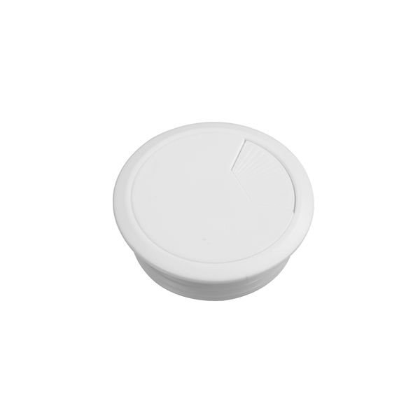 Schneider Electric Unica system+ White Plastic 60mm Cable Grommet INS61214
