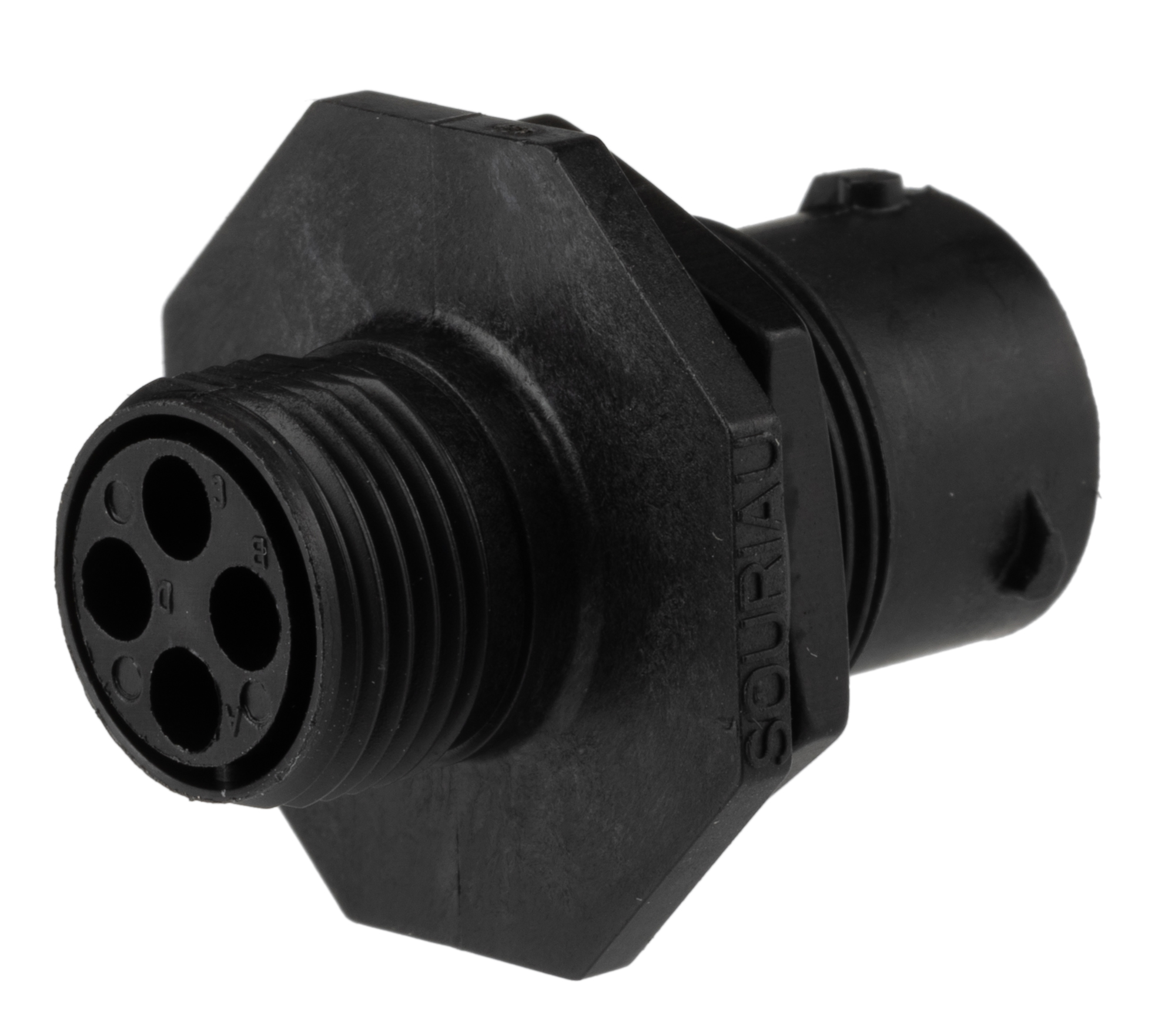 Souriau Sunbank by Eaton Circular Connector, 4 Contacts, Panel, Standard Connector, Plug, Male, IP68, IP69K, UTS Series