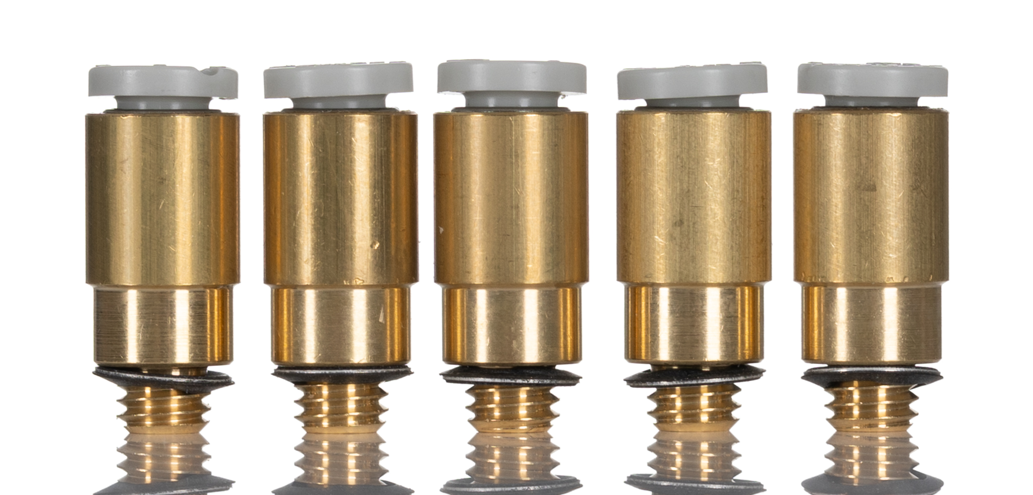 SMC KQ2 Series Straight Threaded Adaptor, M5 Male to Push In 4 mm, Threaded-to-Tube Connection Style