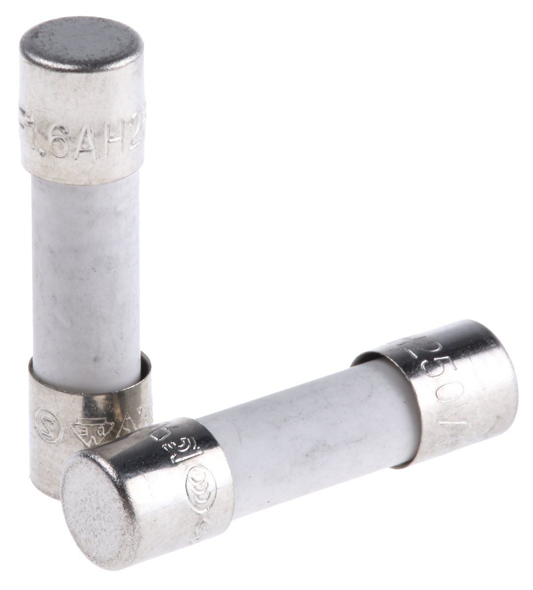 Littelfuse 1.6A F Ceramic Cartridge Fuse, 5 x 20mm