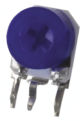 10kΩ, Through Hole Trimmer Potentiometer 0.2W Side Adjust Bourns, 3306