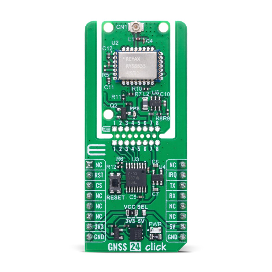MikroElektronika GNSS 24 Click GNSS Module GNSS Add On Board for mikroBUS 1602MHz MIKROE-6551