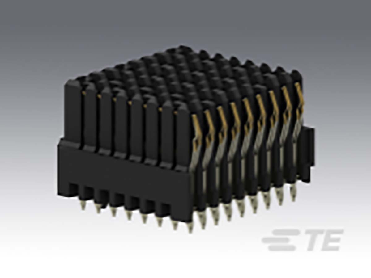 TE Connectivity, MULTIGIG RT 2-R 1.8mm Pitch High Speed Backplane Connector, Female, Vertical, 8 Column, 9 Row, 72 Way,