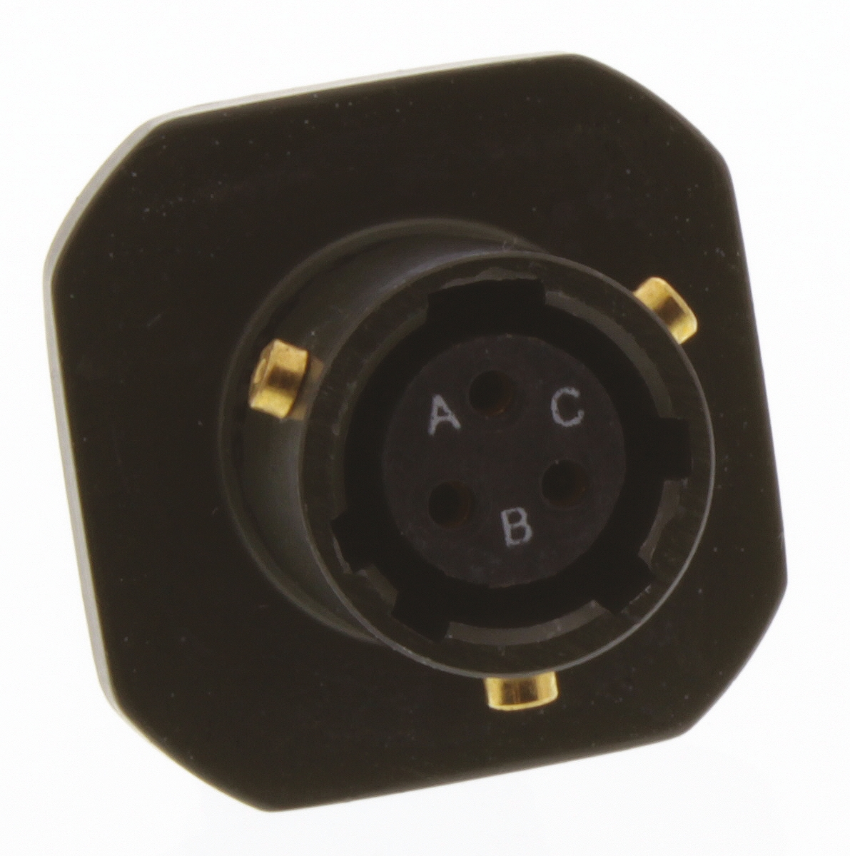 Amphenol Limited, 62GB 3 Way Cable Mount MIL Spec Circular Connector Receptacle, Socket Contacts,Shell Size 8, Bayonet