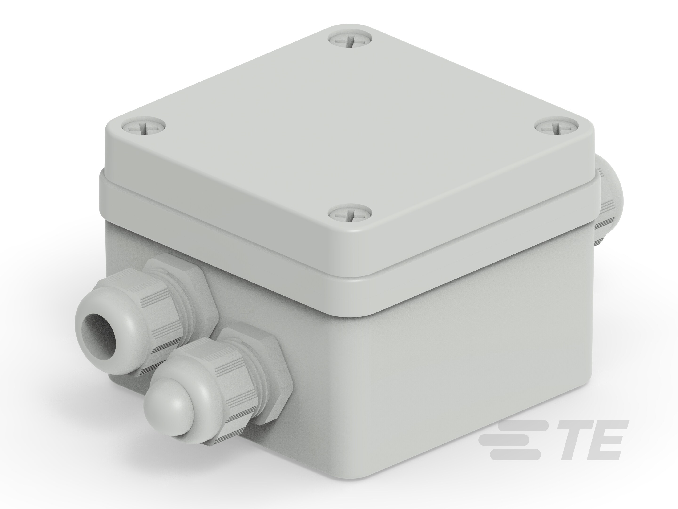 TE Connectivity 1SNS Series Grey Polycarbonate Junction Box, IP66, 167.8 x 100 x 75mm