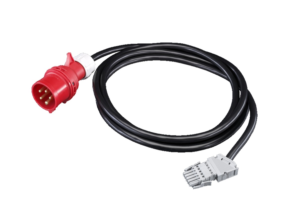 Rittal CEE (3P+N+PE) Wago X-Com Power Cord, 3m