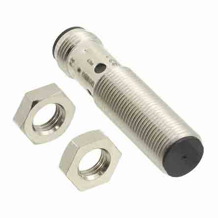 Omron Inductive Threaded Barrel Proximity Sensor, M12, 4 mm Detection, NPN NC, 10 → 30 V dc
