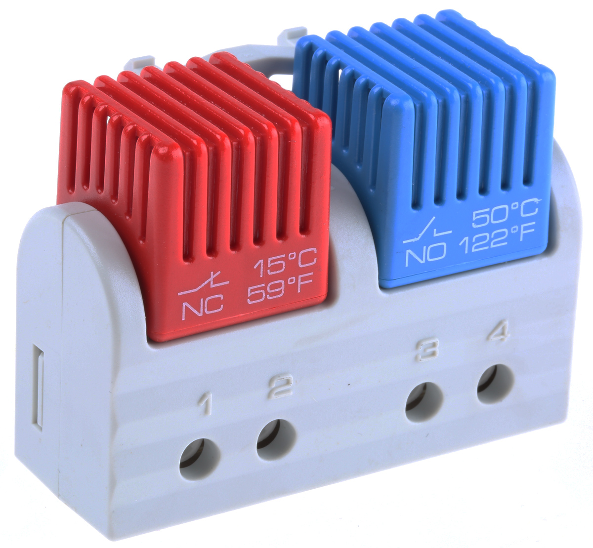 STEGO NC, NO Enclosure Thermostat, 120 → 250 V ac