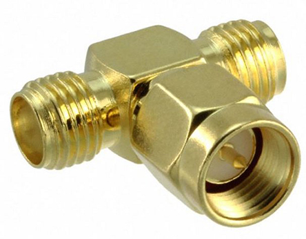 RF Solutions Right Angle 50Ω RF Adapter SMA Plug to SMA Socket