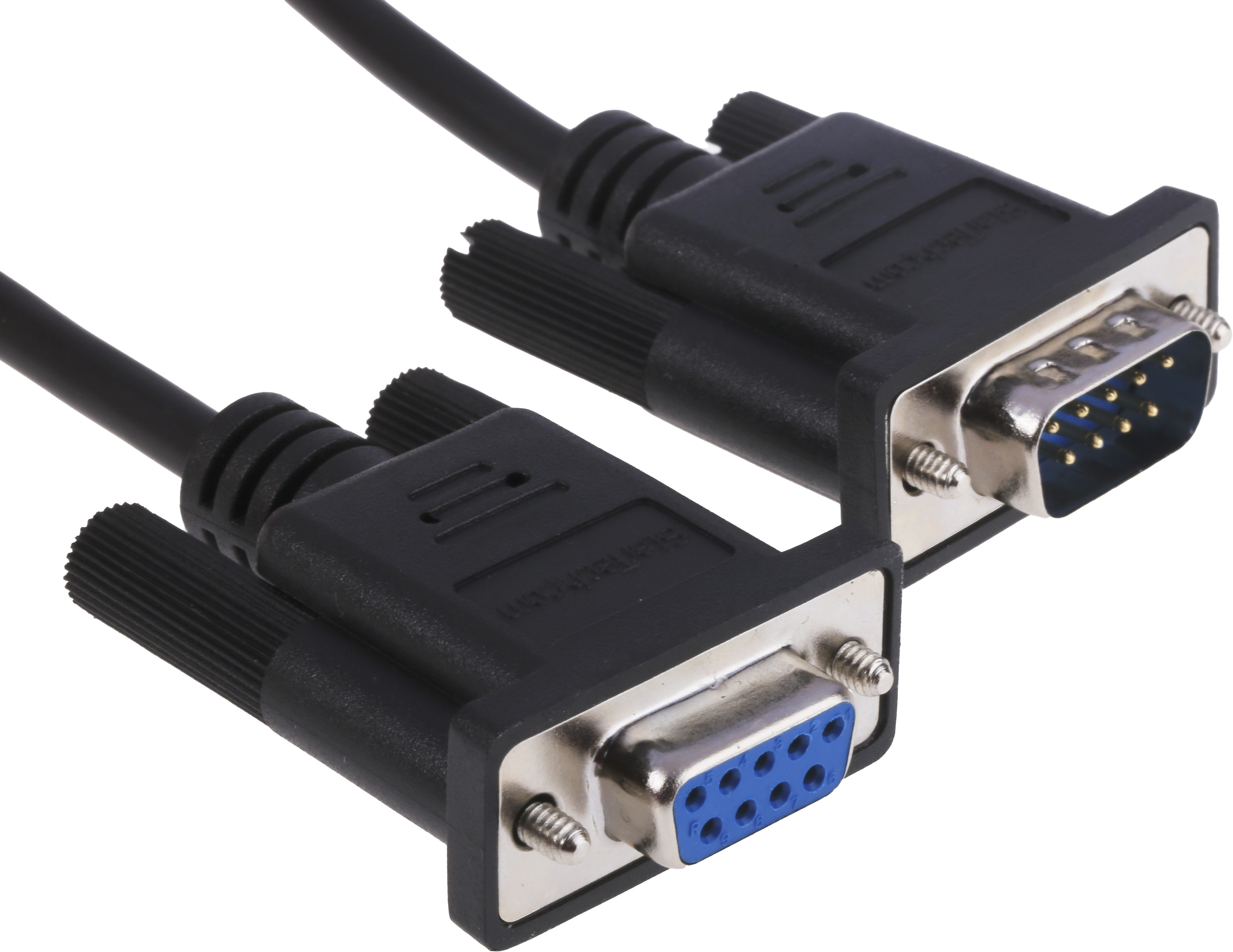 StarTech.com Male 9 Pin D-sub to Female 9 Pin D-sub Serial Cable, 0.5m PVC