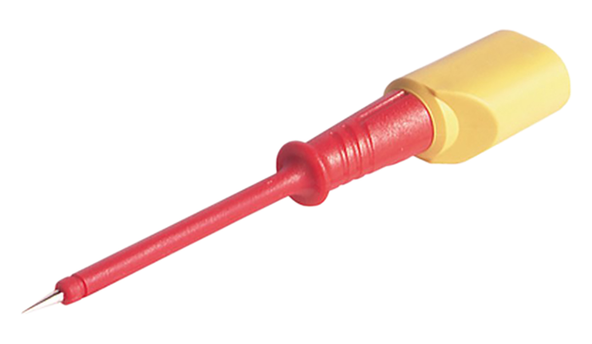 Hirschmann Needle Test Probe, 2mm Tip, 30 V ac, 60V dc, 4mm Socket
