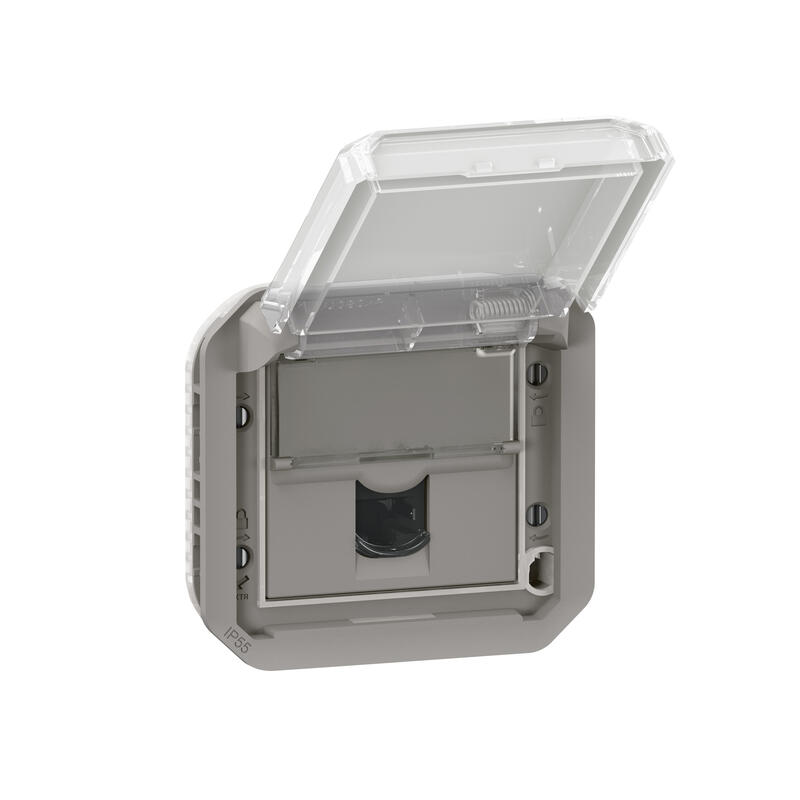 Legrand Grey Plug Socket, 6A, RJ45