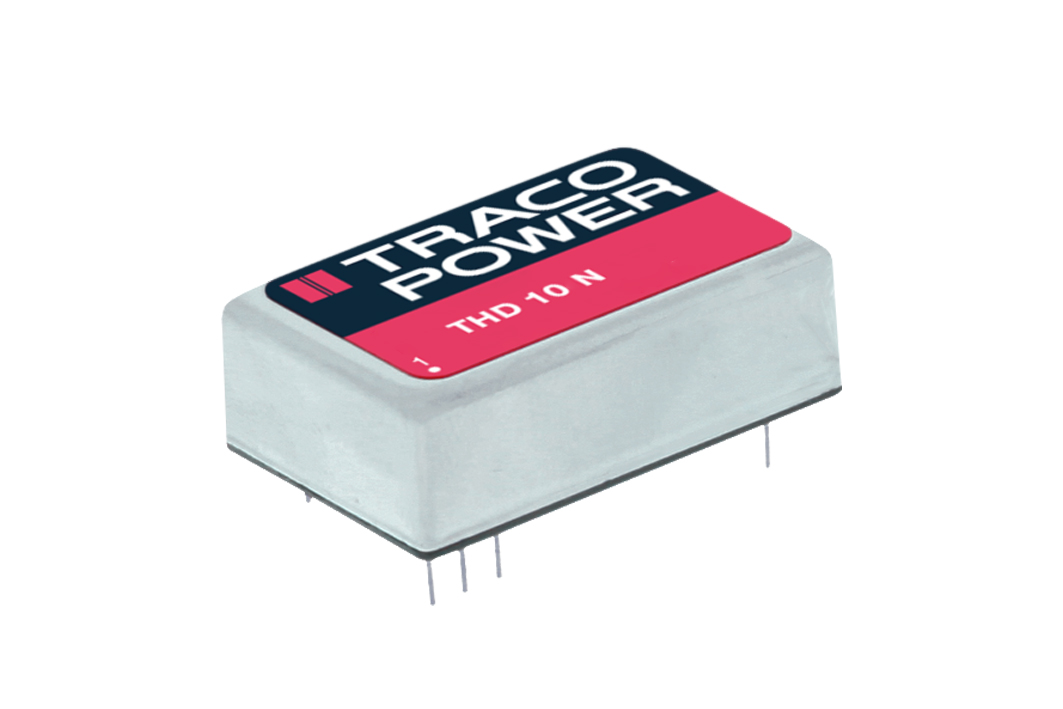 TRACOPOWER THD 10N DC-DC Converter, 5V dc/ 2A Output, 9 → 18 V dc Input, 10W, Through Hole, +85°C Max Temp -40°C